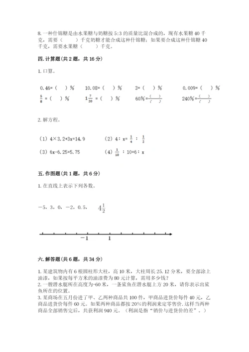 小升初数学期末测试卷精品（全优）.docx