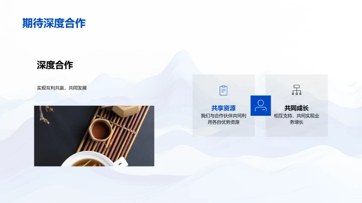 旅游合作策略PPT模板