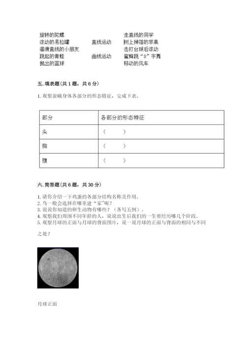 教科版小学科学三年级下册期末测试卷附完整答案（网校专用）.docx