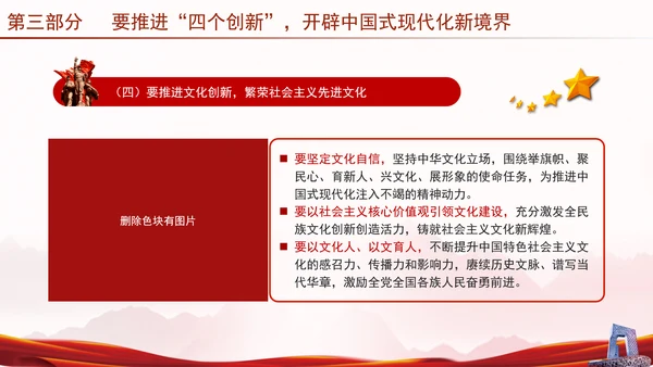 推进“四个创新” 开辟中国式现代化新境界党课ppt