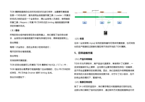 分布式数据库TiDB在商业银行的设计与实践.docx