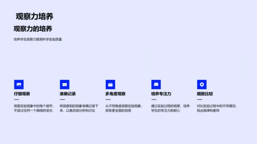 科学实验成果分享PPT模板