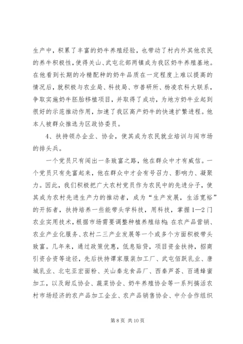 提升农村党员先进性作用情况调研报告.docx