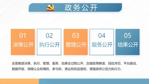 蓝色大气党建党支部学习教育活动动态PPT模板