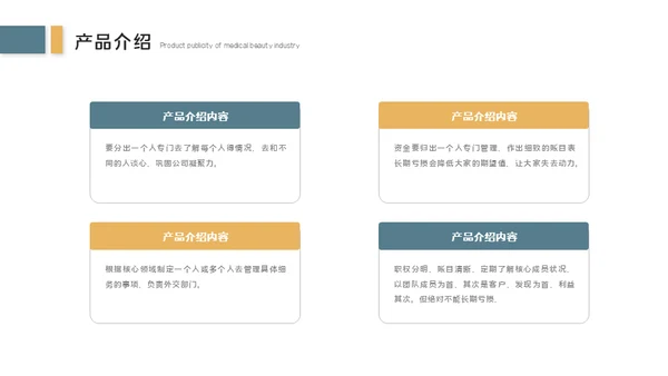 医疗美容产品宣传整形医院医美介绍通用PPT模板