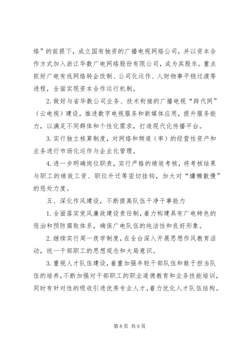 县广播电视台上半年工作报告 (2).docx