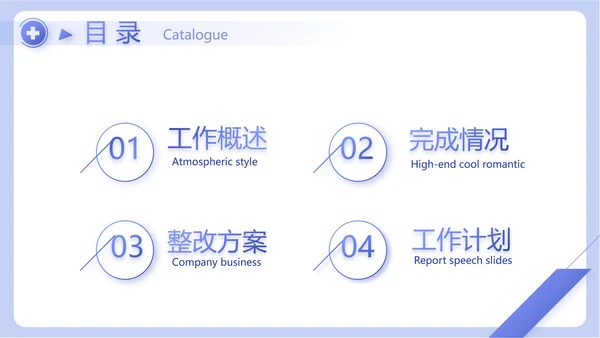 蓝色简约医生述职报告工作总结汇报动态PPT