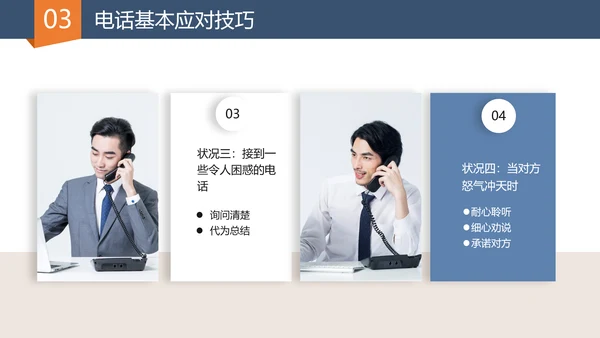 营销部门销售经理口才训练与电话技巧PPT模板
