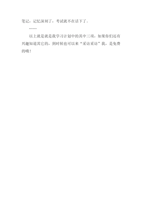 我的小计划作文400字.docx