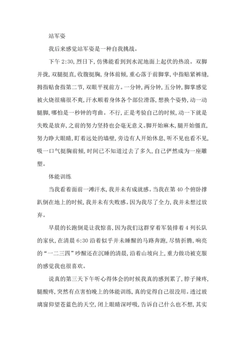 热门大学军训心得体会范文锦集七篇.docx