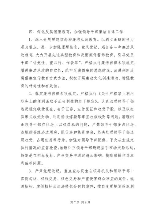 建设厅党风廉政计划.docx