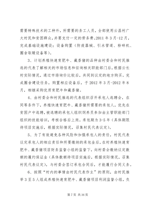 整村推荐扶贫发展计划.docx