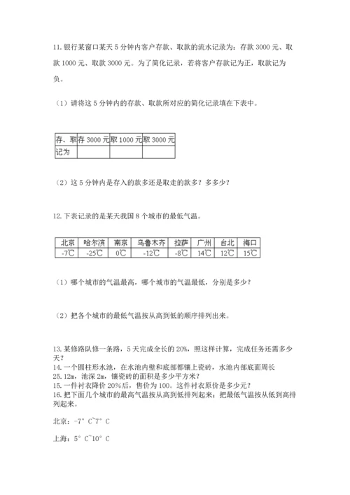 六年级小升初数学应用题50道及完整答案（必刷）.docx