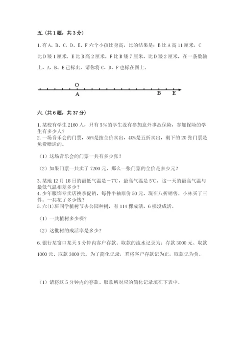 苏教版数学小升初模拟试卷附答案（典型题）.docx