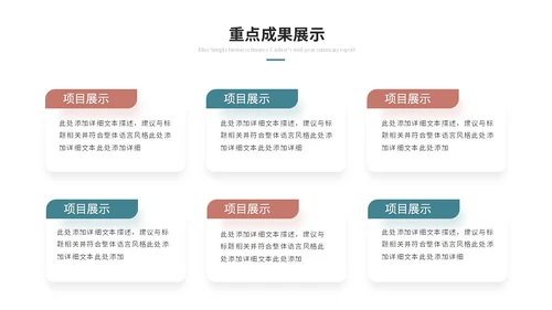 几何简约工作总结工作汇报述职报告ppt模板