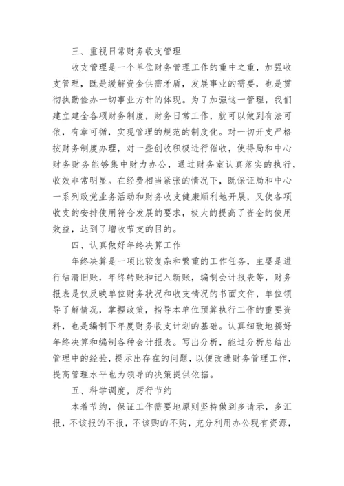 财务人员总结范文.docx