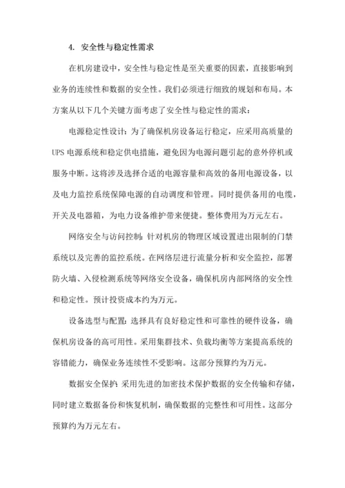 机房建设方案及报价清单.docx