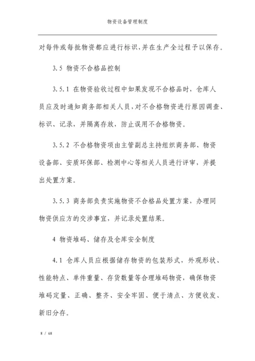 公司物资设备管理制度.docx