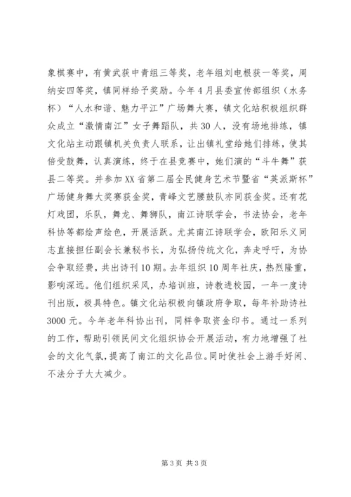 乡镇某年文化工作总结.docx