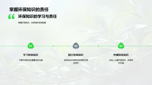 环保知识普及与实践