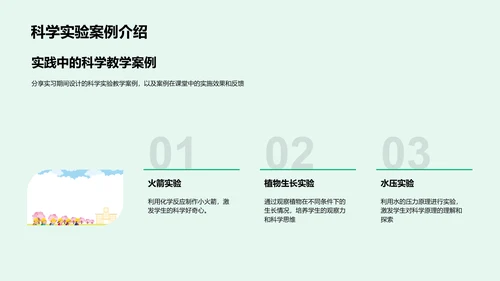 实习生科学教学实践PPT模板