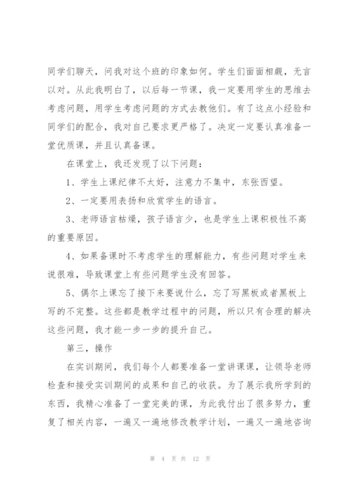 实训个人心得体会感悟2021.docx