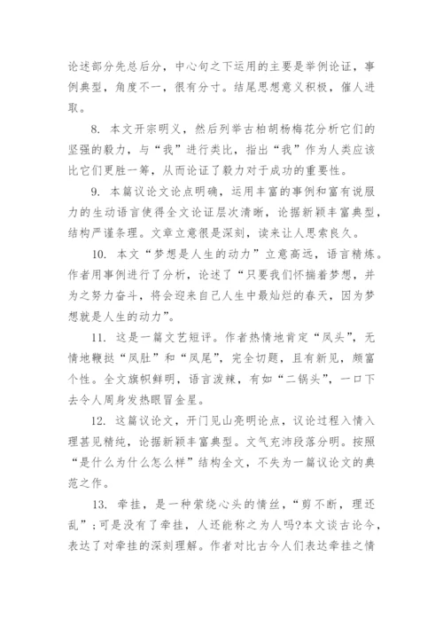 学术论文导师评语.docx