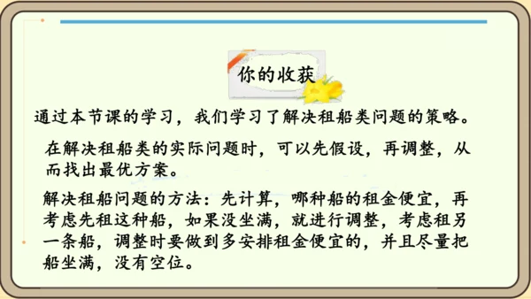 新人教版数学四年级下册1.6  解决问题课件