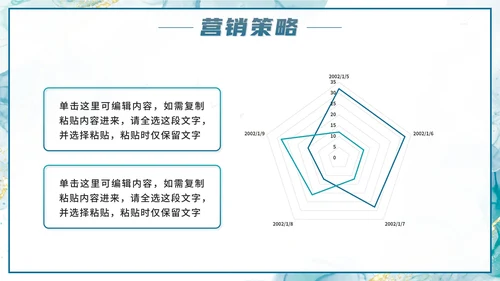 蓝色水墨房地产推广方案PPT模板