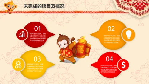 2016猴年开门红年会晚会工作总结PPT