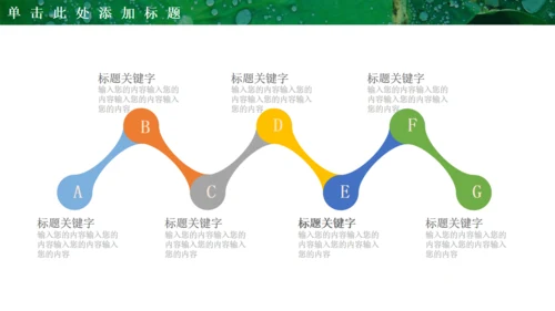 绿色荷叶大暑节气通用PPT模板