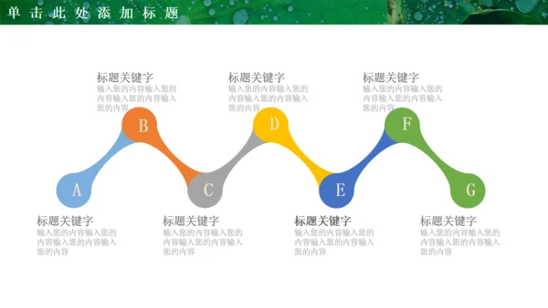 绿色荷叶大暑节气通用PPT模板