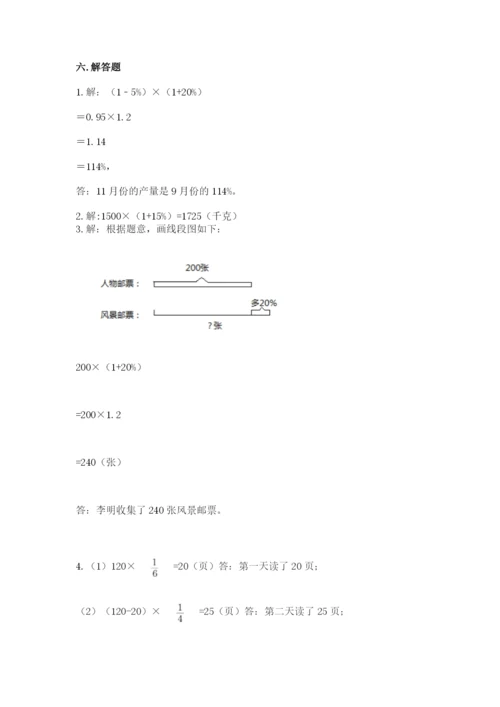 小学数学六年级上册期末考试试卷精品（典优）.docx