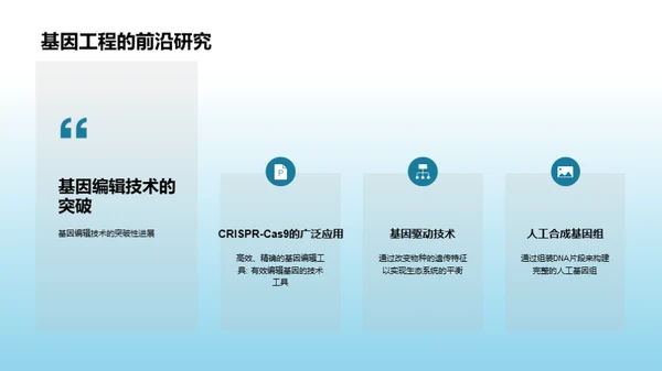 水墨风生物医疗教学课件PPT模板