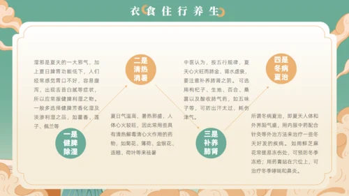 艾灸养生馆中医夏季养生通用PPT模板