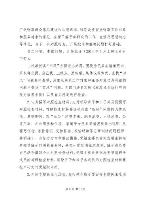 银行开展党的群众路线实施方案.docx