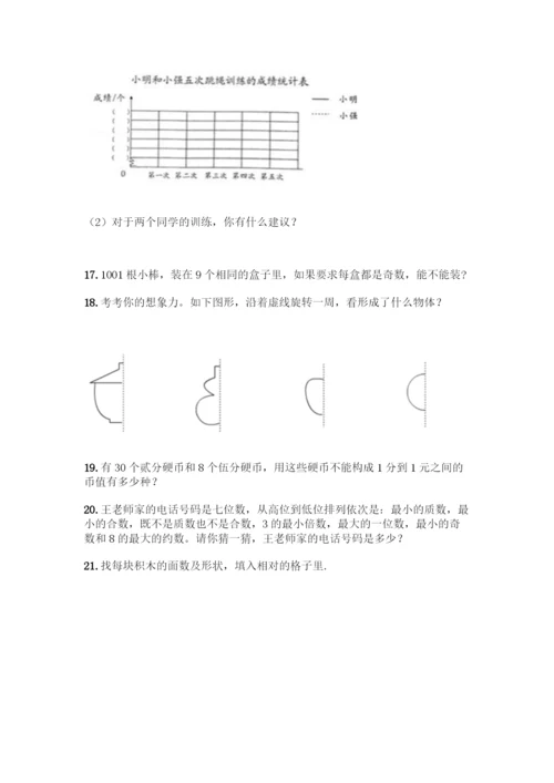 人教版五年级下册数学应用题专项练习精品(黄金题型).docx