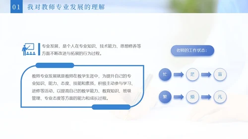 实拍风2023教师专业发展教师培训PPT