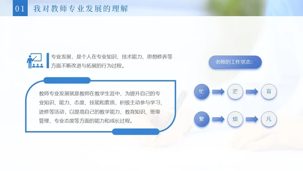 实拍风2023教师专业发展教师培训PPT