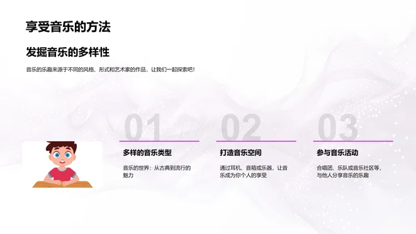 音乐情绪教学解析PPT模板