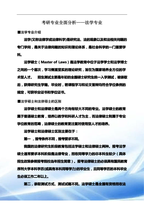 考研专业全面解析.docx