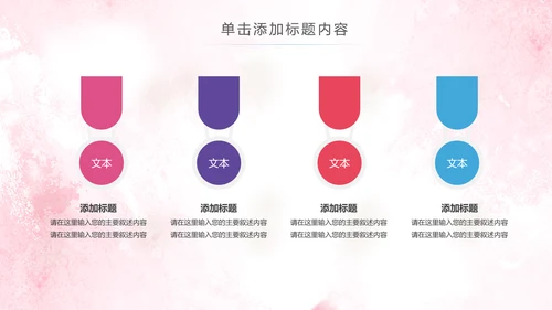 2019水彩青春正能量五四青年节共青团团委总结PPT模板