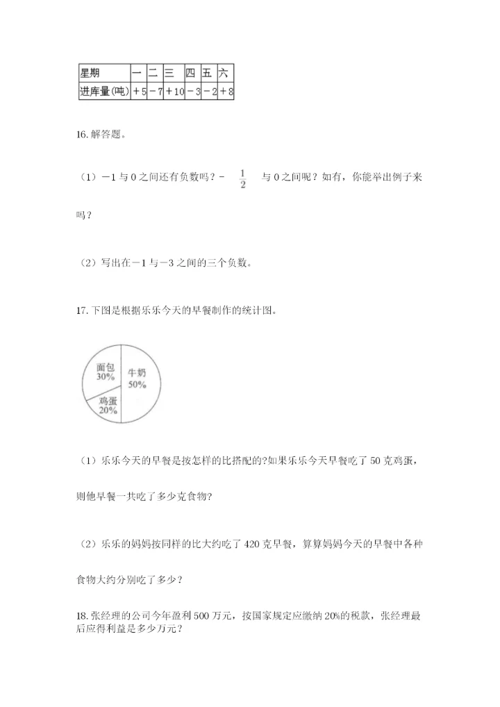 六年级小升初数学解决问题50道附答案【培优】.docx