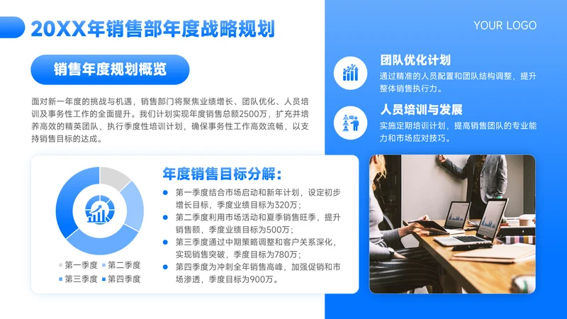 蓝色商务风未来规划