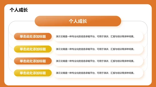 自我介绍与兴趣展示PPT模板