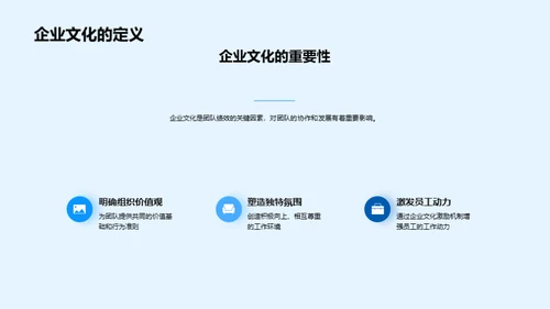 企业文化塑造高效团队