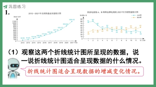 新人教版数学五年级下册9.4  统计课件