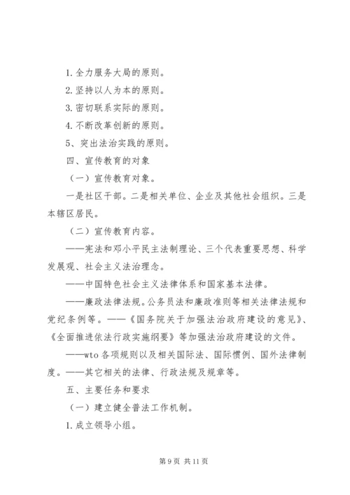 六五普法的内容、指导思想和主要目标.docx