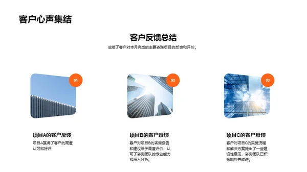 咨询业务月度总览