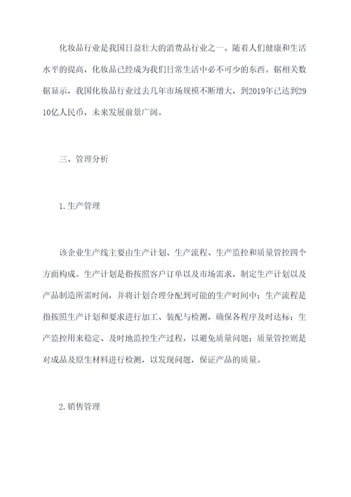 家乡企业实践工作报告